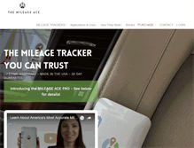 Tablet Screenshot of mileage-ace.com
